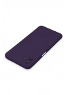 Newface Samsung Galaxy A04E Kılıf Nano içi Kadife Silikon - Mor