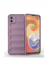 Newface Samsung Galaxy A04E Kılıf Optimum Silikon - Mor