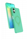 Newface Samsung Galaxy A06 Regal Magsafe Standlı Kapak - Yeşil
