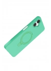 Newface Samsung Galaxy A06 Regal Magsafe Standlı Kapak - Yeşil