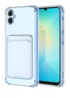 Newface Samsung Galaxy A07 4G Kart Şeffaf Silikon - Şeffaf