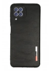Newface Samsung Galaxy A22 Kılıf Loop Deri Silikon - Siyah