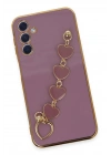 Newface Samsung Galaxy A24 4G Kılıf Esila Silikon - Mor