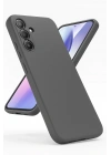 Newface Samsung Galaxy A24 4G Kılıf First Silikon - Gri