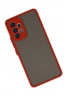 Newface Samsung Galaxy A33 5G Kılıf Montreal Silikon Kapak - Kırmızı