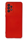 Newface Samsung Galaxy A53 5G Kılıf Nano içi Kadife Silikon - Kırmızı