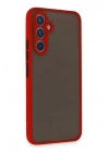 Newface Samsung Galaxy A54 5G Kılıf Montreal Silikon Kapak - Kırmızı