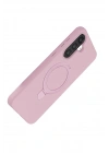 Newface Samsung Galaxy A56 Regal Magsafe Standlı Kapak - Açık Pembe