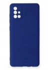 Newface Samsung Galaxy A71 Kılıf First Silikon - Lacivert