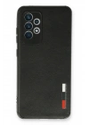 Newface Samsung Galaxy A73 5G Kılıf Loop Deri Silikon - Siyah