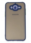 Newface Samsung Galaxy J7 Kılıf Montreal Silikon Kapak - Lacivert