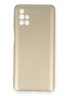 Newface Samsung Galaxy M51 Kılıf First Silikon - Gold