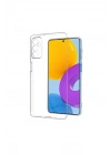 Newface Samsung Galaxy M52 5G Kılıf Deluxe 2mm Şeffaf Silikon - Şeffaf