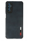 Newface Samsung Galaxy M52 5G Kılıf Loop Deri Silikon - Lacivert