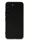 Newface Samsung Galaxy S22 Plus Kılıf Nano içi Kadife Silikon - Siyah