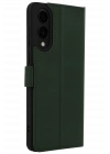 Newface Samsung Galaxy S25 Edge Trend S Plus Kapaklı Kılıf - Koyu Yeşil