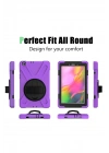 Newface Samsung Galaxy T290 Tab A 8 Kılıf Amazing Tablet Kapak - Mor