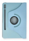Newface Samsung Galaxy T860 Tab S6 10.5 Kılıf 360 Tablet Deri Kılıf - Turkuaz