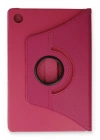 Newface Samsung Galaxy Tab A9 Kılıf 360 Tablet Deri Kılıf - Pembe