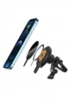 Newface T9 15W Magsafe Araç Tutucu - Siyah