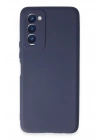 Newface Tecno Camon 18 Kılıf First Silikon - Lacivert