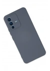 Newface Vivo V23 5G Kılıf Nano içi Kadife Silikon - Gri
