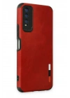 Newface Vivo Y11S Kılıf Loop Deri Silikon - Kırmızı