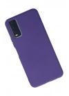 Newface Vivo Y11S Kılıf Nano içi Kadife Silikon - Mor