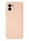 Newface Vivo Y15S Kılıf Nano içi Kadife Silikon - Pudra