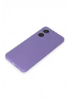 Newface Vivo Y16 Kılıf First Silikon - Lila
