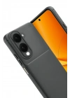 Newface Vivo Y29S Auto Focus Karbon Kapak - Gri