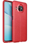 Newface Xiaomi Mi 10T Lite Kılıf Auto Focus Kapak - Kırmızı