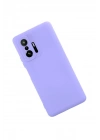 Newface Xiaomi Mi 11T Pro Kılıf Nano içi Kadife Silikon - Lila