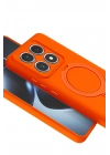 Newface Xiaomi Mi 14T Pro Regal Magsafe Standlı Kapak - Turuncu