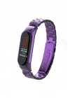 Newface Xiaomi Mi Band 4 Metal Baklalı Kordon - Mor