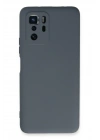 Newface Xiaomi Poco X3 GT Kılıf Nano içi Kadife Silikon - Gri