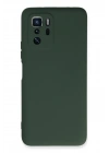 Newface Xiaomi Poco X3 GT Kılıf Nano içi Kadife Silikon - Koyu Yeşil
