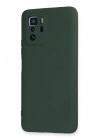 Newface Xiaomi Poco X3 GT Kılıf Nano içi Kadife Silikon - Koyu Yeşil