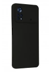 Newface Xiaomi Poco X4 Pro 5G Kılıf Nano içi Kadife Silikon - Siyah
