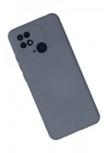 Newface Xiaomi Redmi 10C Kılıf Nano içi Kadife Silikon - Gri