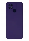 Newface Xiaomi Redmi 10C Kılıf Nano içi Kadife Silikon - Mor