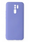 Newface Xiaomi Redmi 9 Kılıf Nano içi Kadife Silikon - Lila