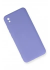 Newface Xiaomi Redmi 9A Kılıf Nano içi Kadife Silikon - Lila