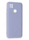 Newface Xiaomi Redmi 9C Kılıf Nano içi Kadife Silikon - Lila