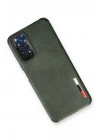Newface Xiaomi Redmi Note 11 Kılıf Loop Deri Silikon - Yeşil