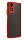 Newface Xiaomi Redmi Note 11 Kılıf Montreal Silikon Kapak - Kırmızı