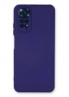Newface Xiaomi Redmi Note 11 Kılıf Nano içi Kadife Silikon - Mor