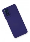 Newface Xiaomi Redmi Note 11 Kılıf Nano içi Kadife Silikon - Mor