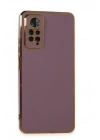 Newface Xiaomi Redmi Note 11 Pro Kılıf Volet Silikon - Mor
