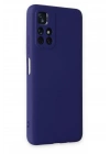Newface Xiaomi Redmi Note 11T Kılıf Nano içi Kadife Silikon - Mor